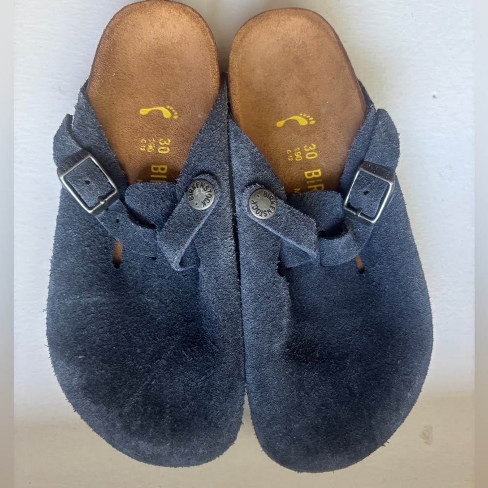 Birkenstock Kids Sandals – Navy Suede – Size EU 30